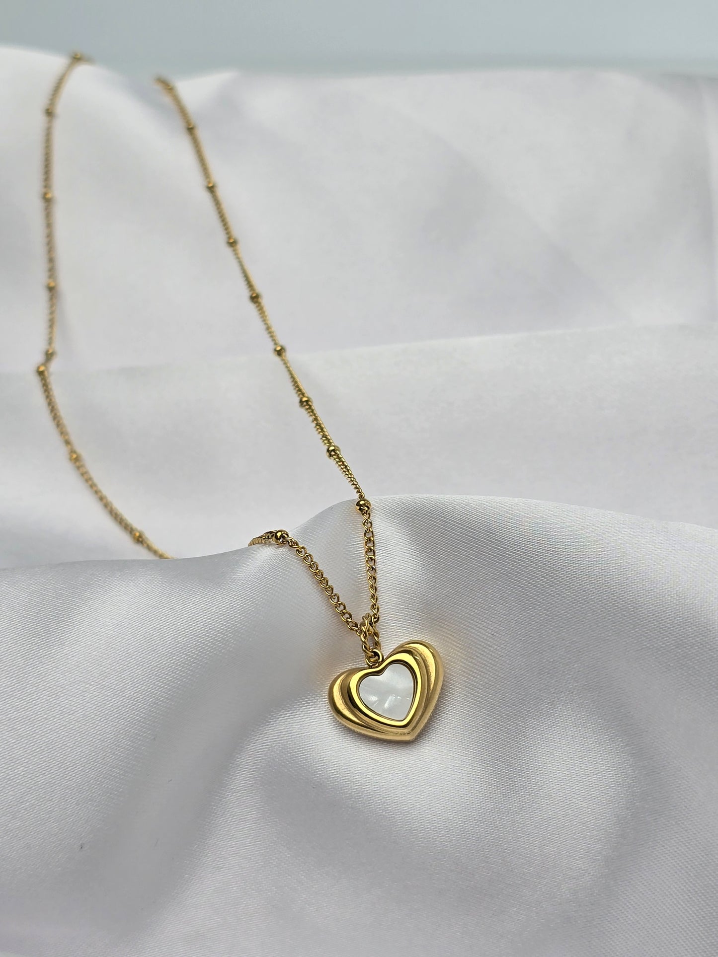 Aurelle Noire Enamel Necklace