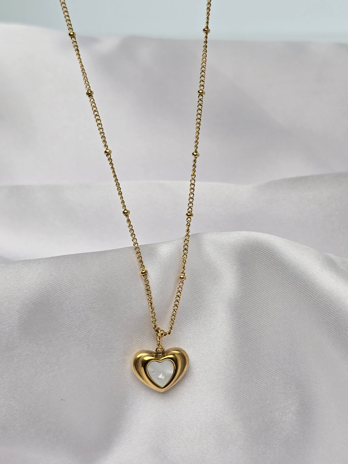 Aurelle Noire Enamel Necklace