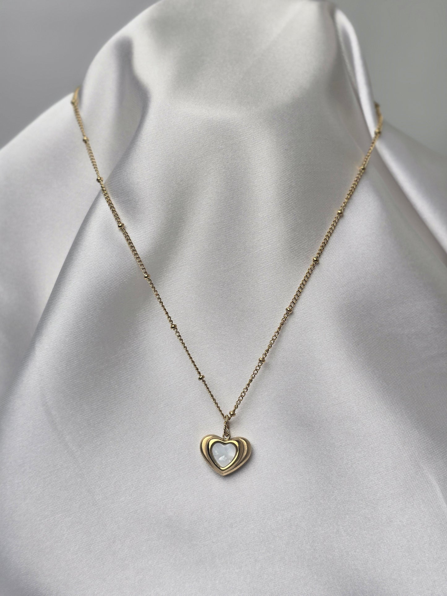 Aurelle Noire Enamel Necklace
