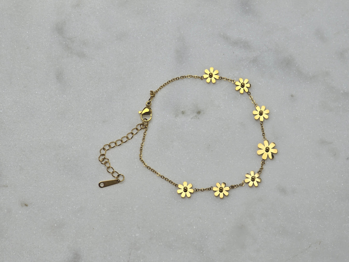 Flower Charm Bracelet