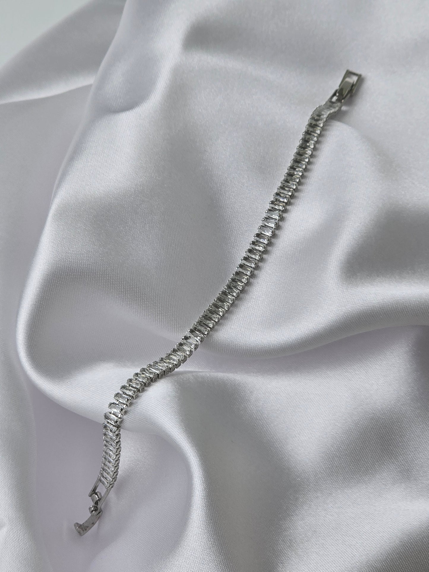 92.5 Sterling Silver Tennis Bracelet
