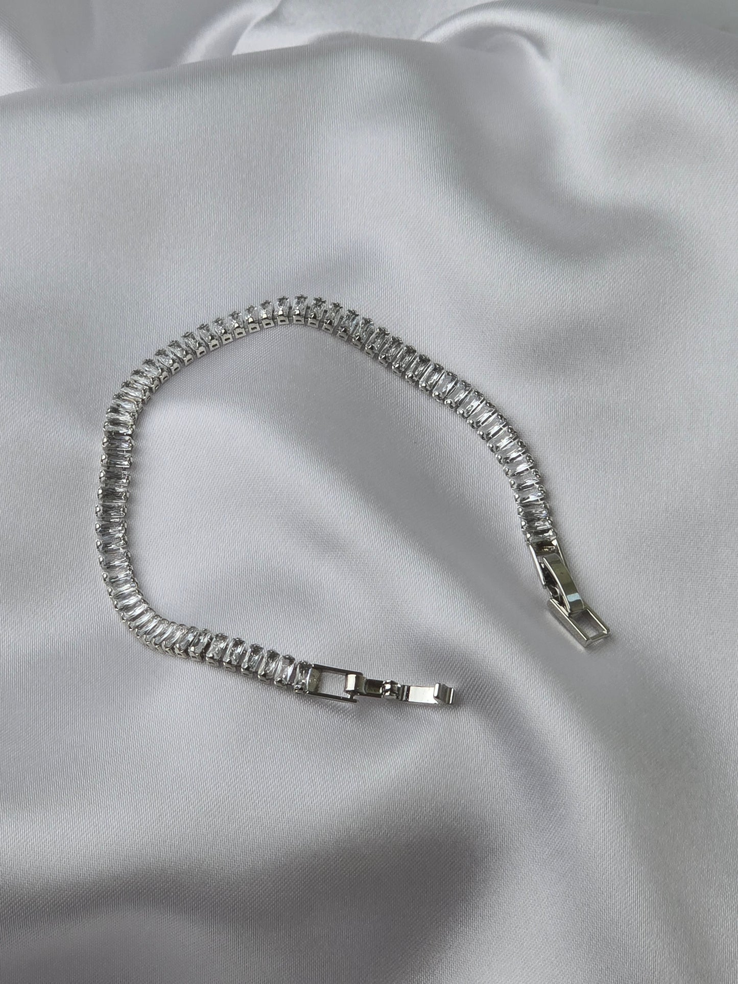 92.5 Sterling Silver Tennis Bracelet