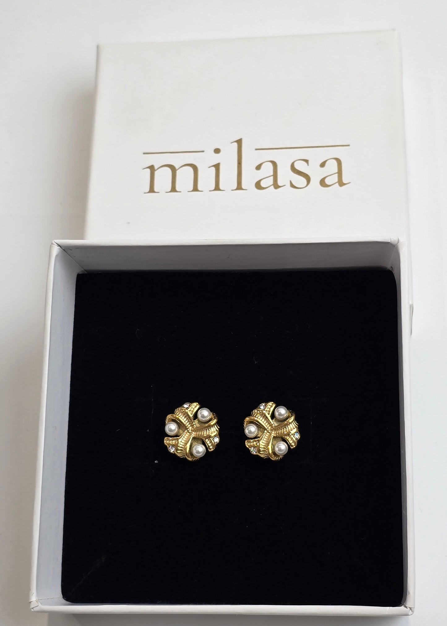 Pearl Pair - Aurelle Celestia Pearl Heart Necklace and Allure Celeste Studs