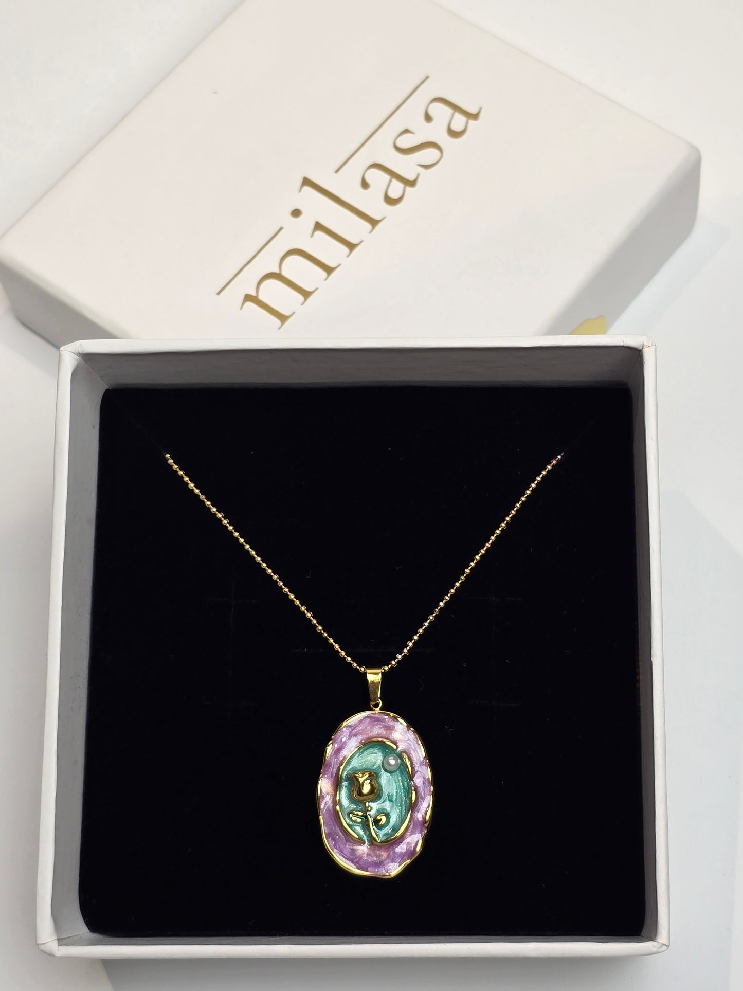 Aurelle Rose Bloom Pendant