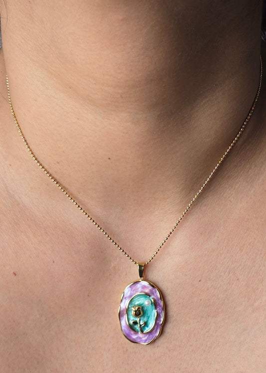 Aurelle Rose Bloom Pendant