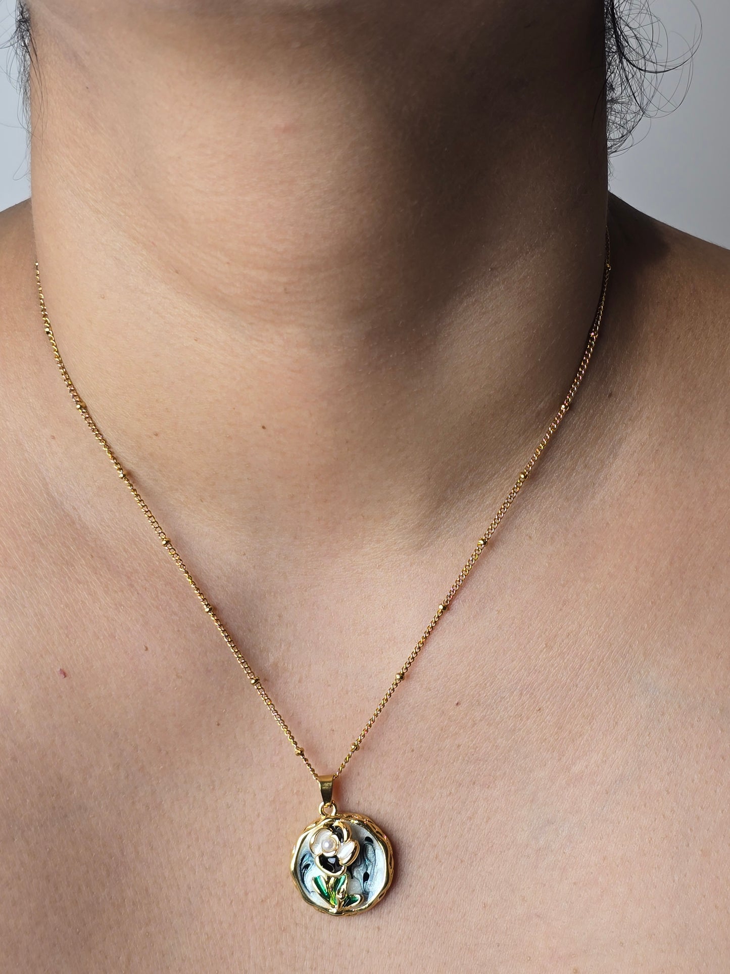 Aurelle Blue Meadow Pendant