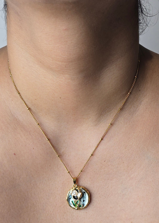 Aurelle Blue Meadow Pendant