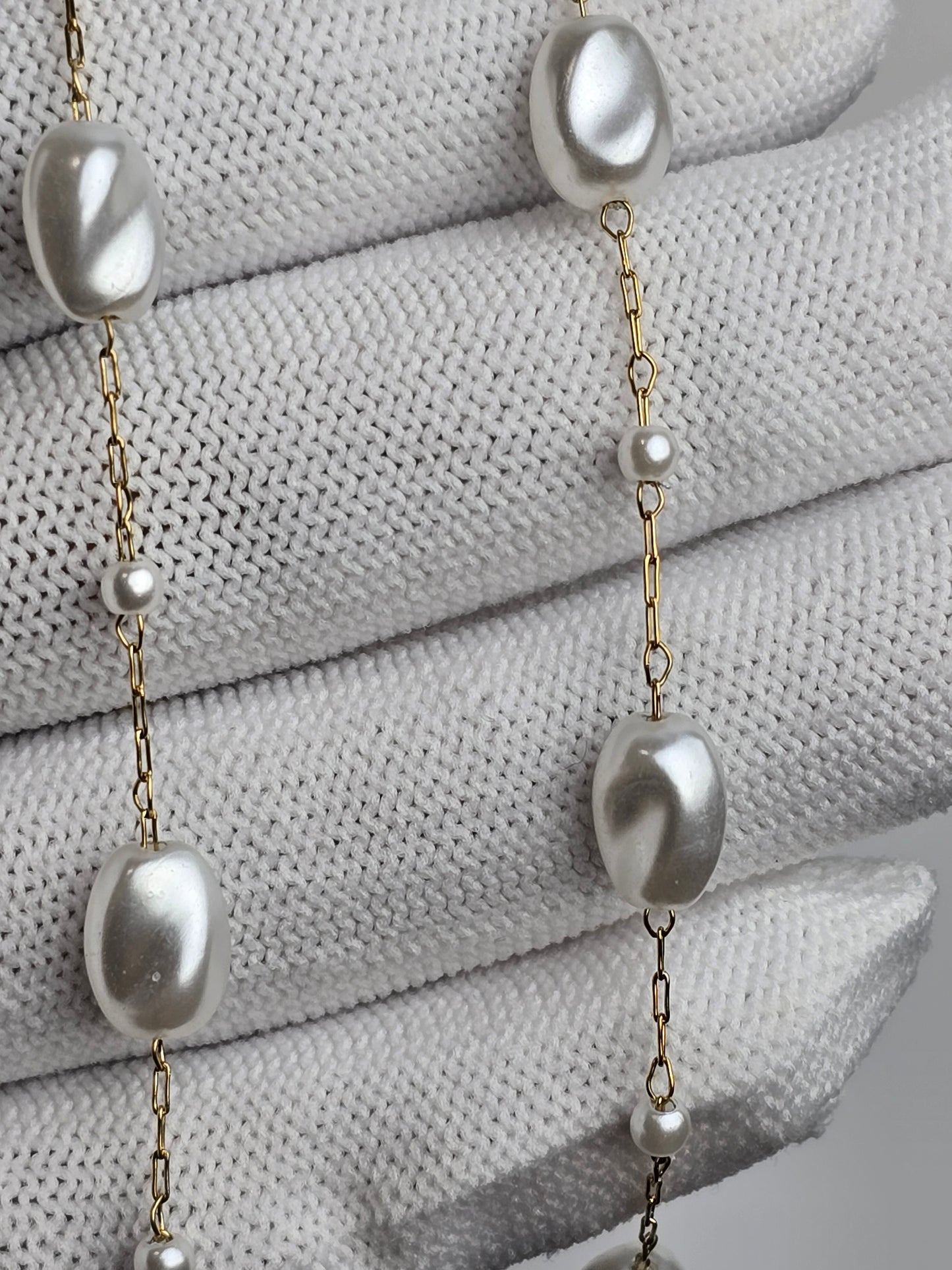 Elysian Pearl Chain Necklace