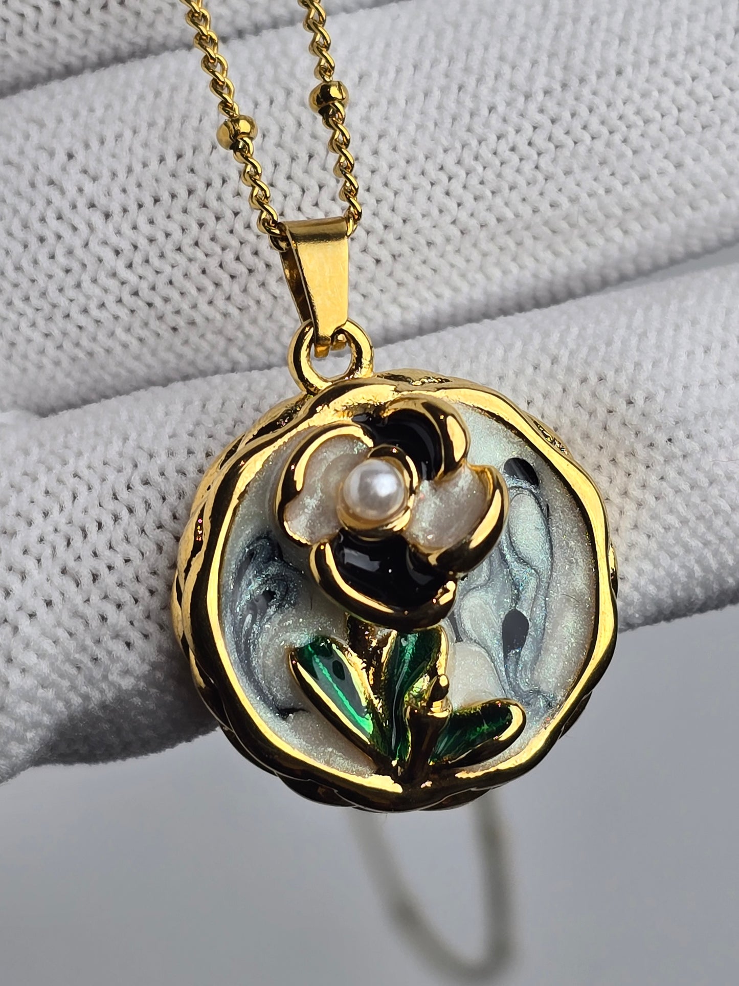 Aurelle Blue Meadow Pendant