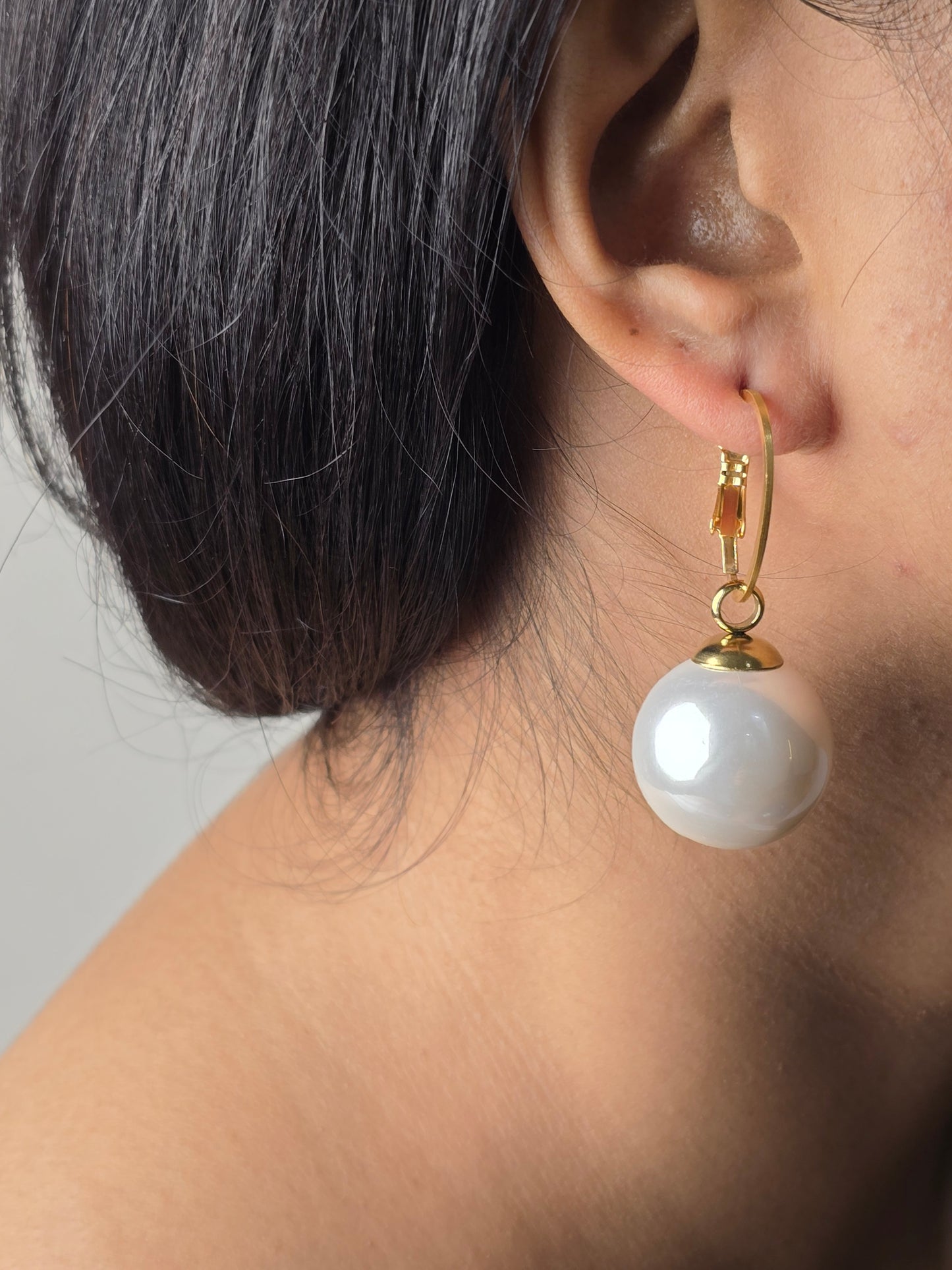 Holiday Pearls - Maris Serena Pearl Shell Necklace and Botanica Bloom Drops