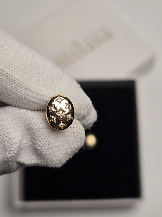Lustra Oval Studs