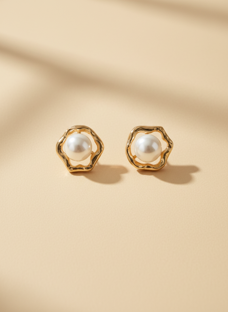 Luna Ribbon Studs