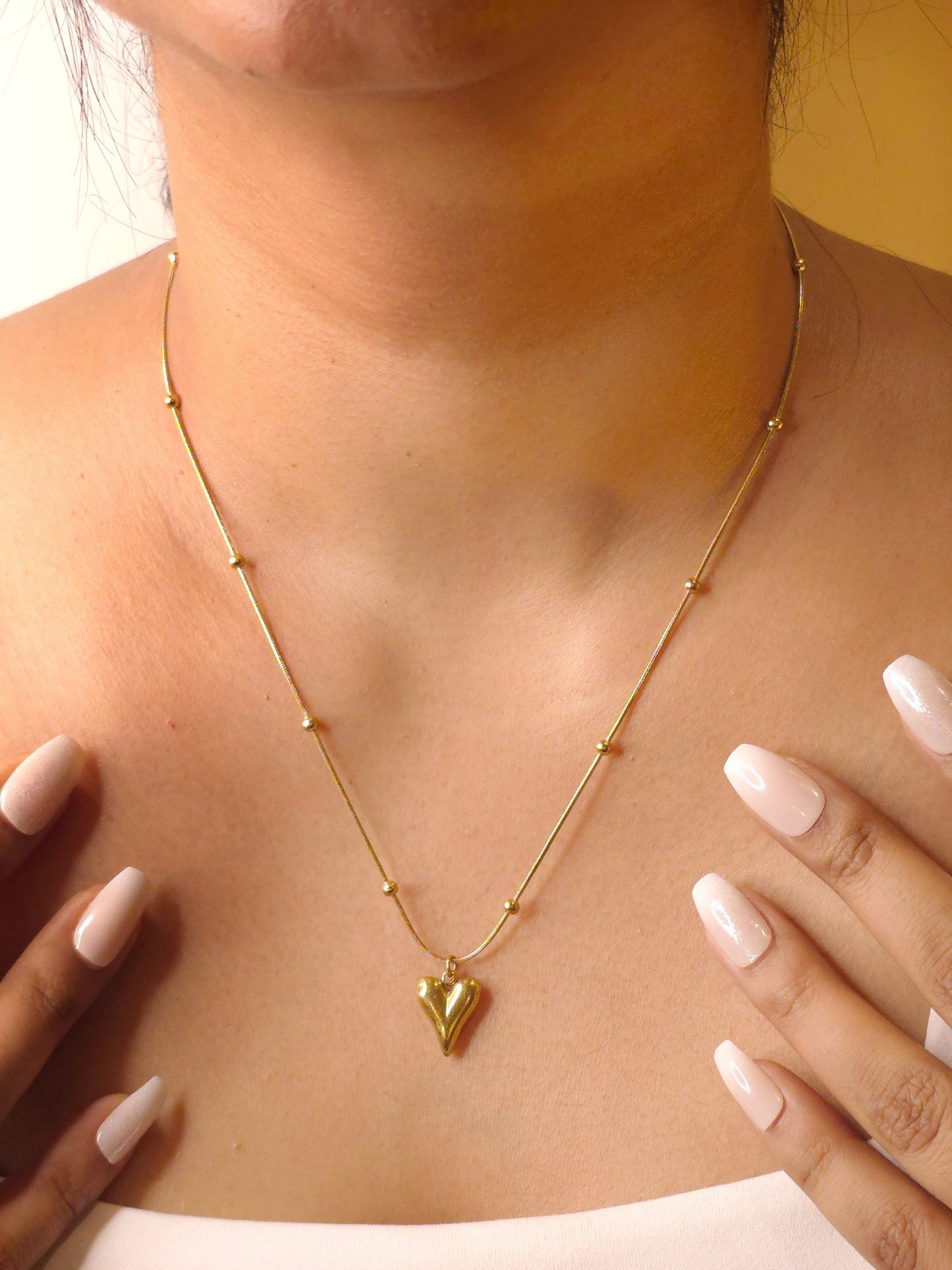 Amoura Confetti Heart Necklace