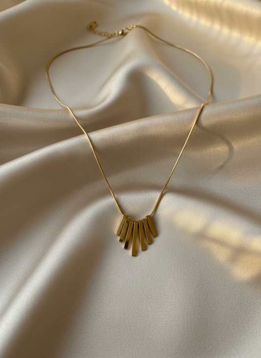 Zenith Fringe Necklace