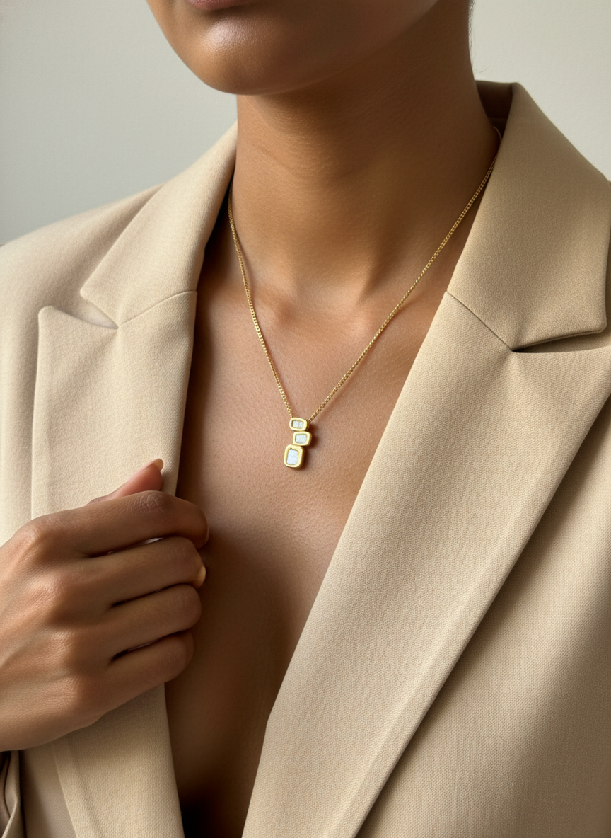Mosaic Tier Necklace