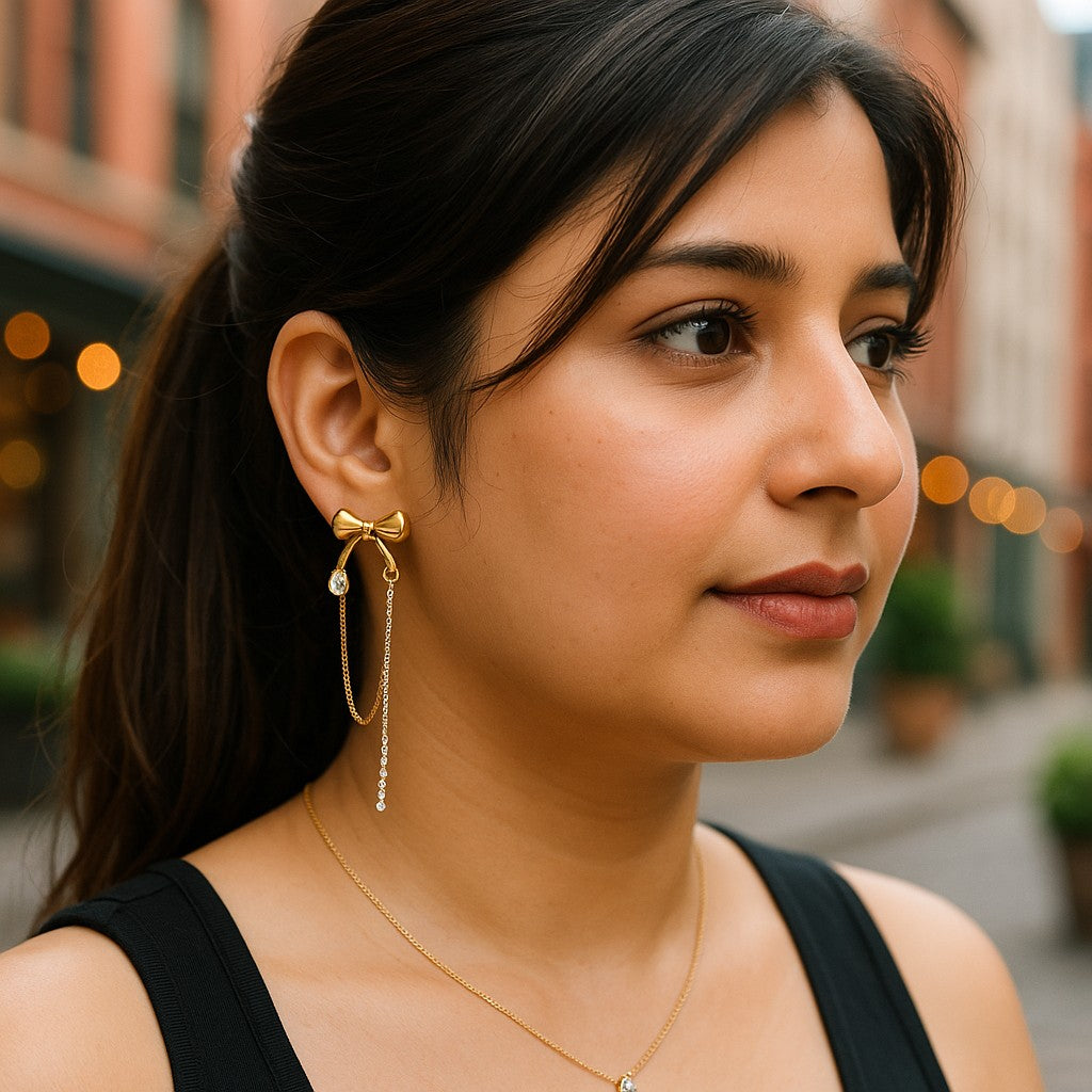 Selara Noelle Drape Earrings