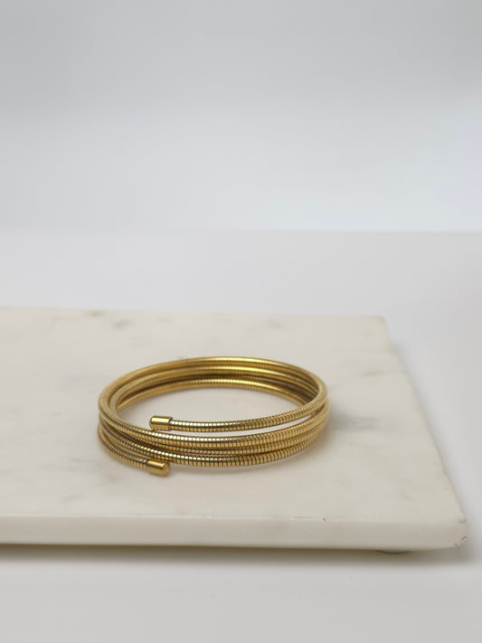Coiled Embrace Bracelet