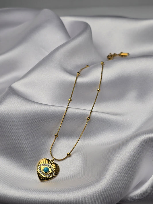 Aurelle Aegis Heart Necklace
