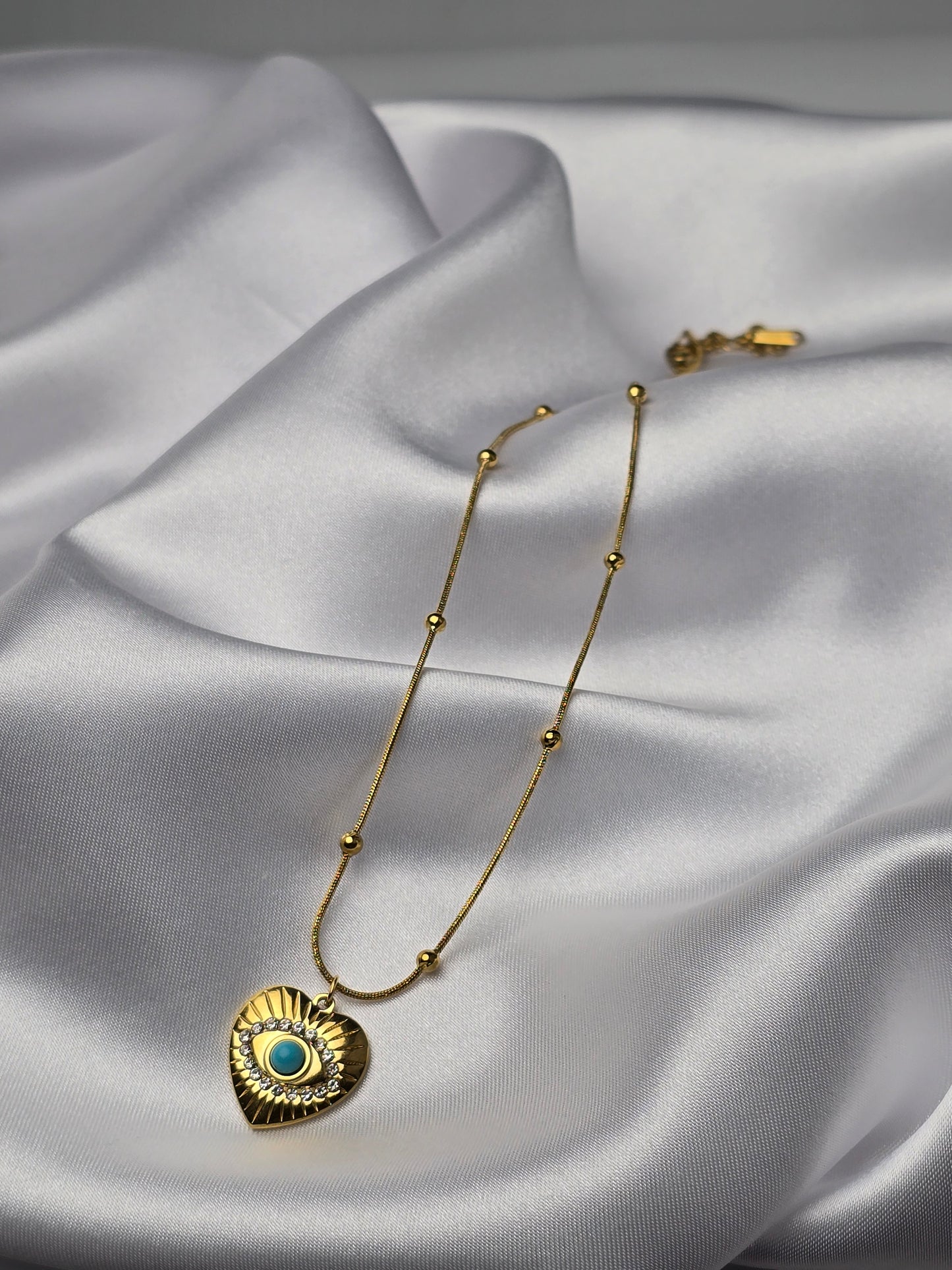 Aurelle Aegis Heart Necklace
