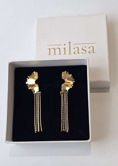Selara Elysian Tassel Earrings