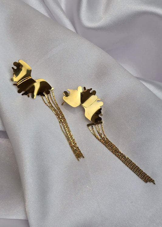 Selara Elysian Tassel Earrings