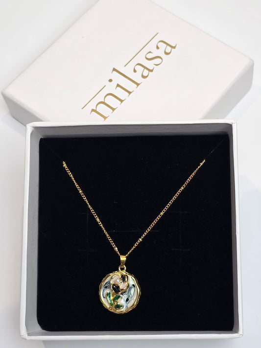 Aurelle Blue Meadow Pendant