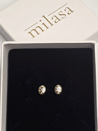 Lustra Oval Studs