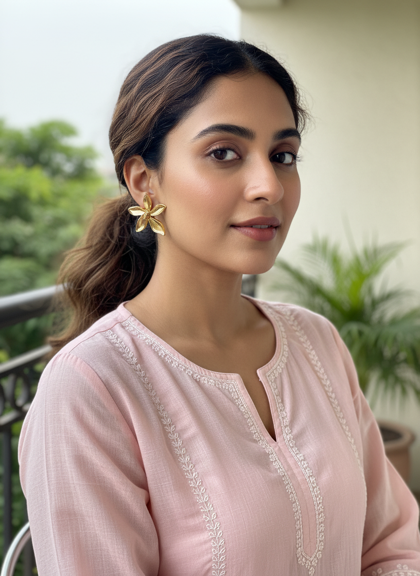 Gilded Bloom Studs
