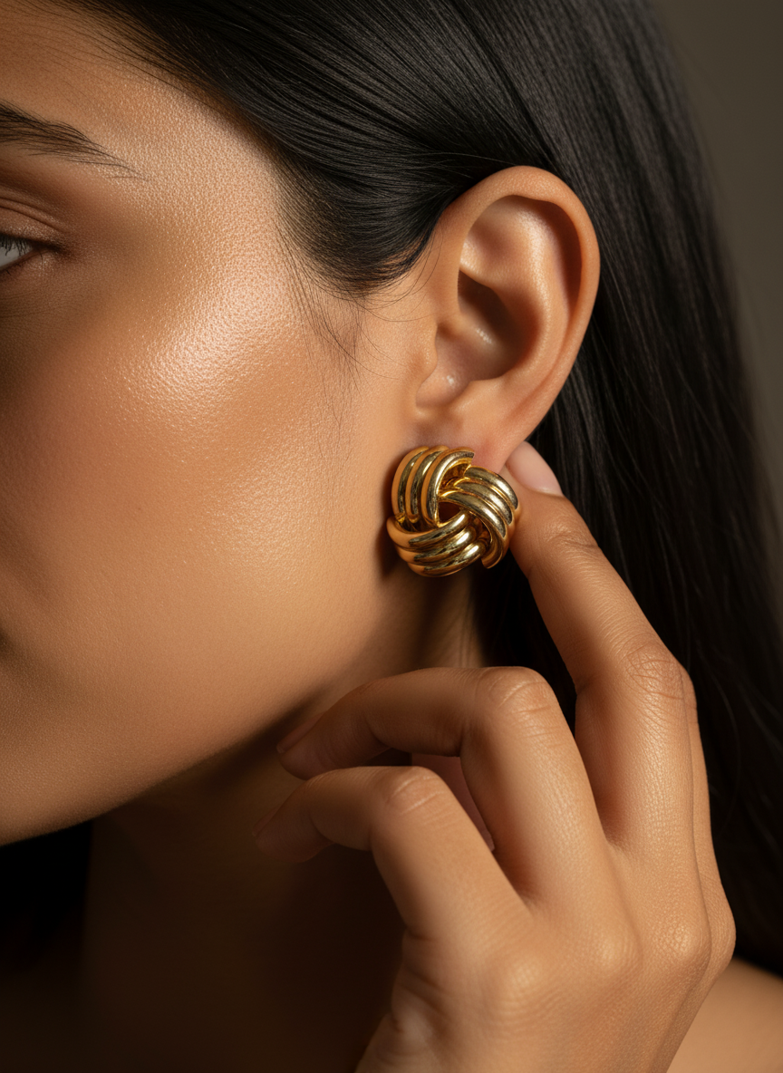 Triple Stack Dome Studs
