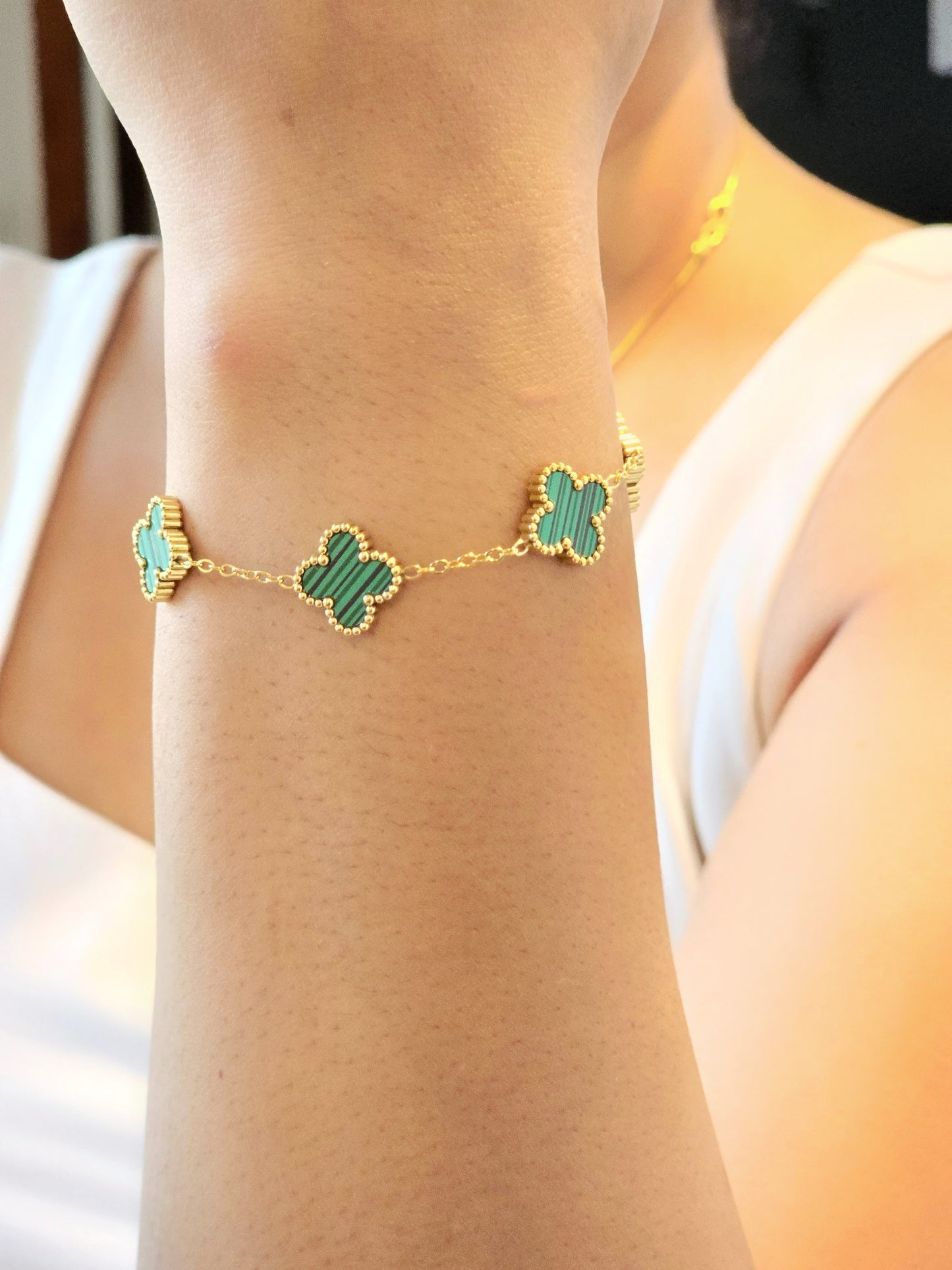 Green Clover Bracelet