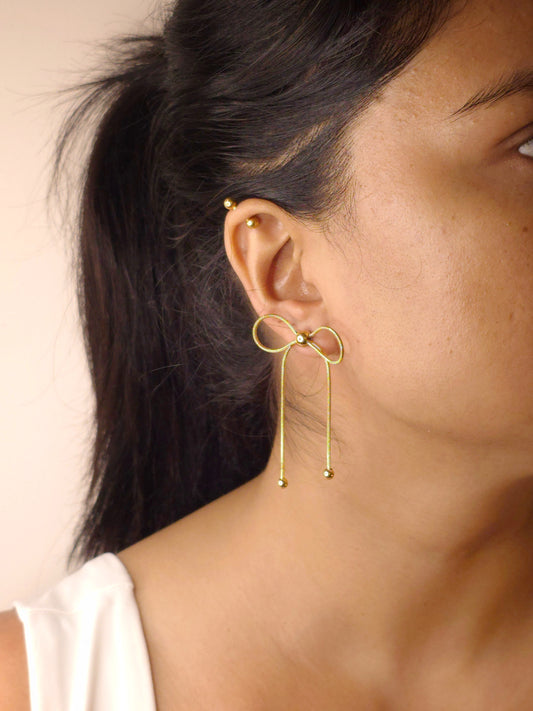 Bow Dangles Earrings