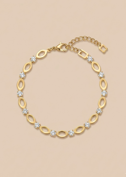 Aira Celeste Oval Spark Bracelet