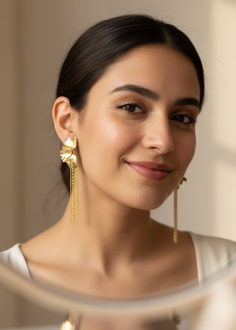 Selara Elysian Tassel Earrings