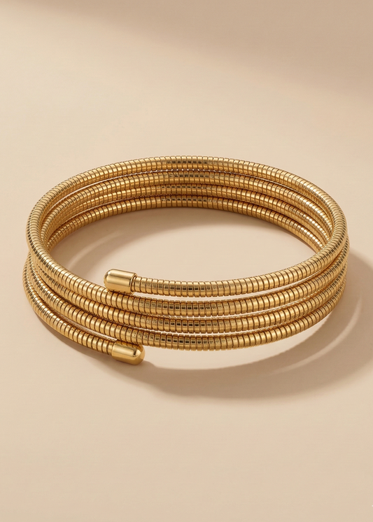 Coiled Embrace Bracelet