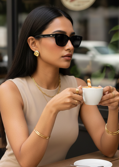 Solara Dual-Tone Studs