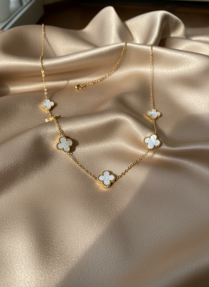 Quintet Clover Necklace
