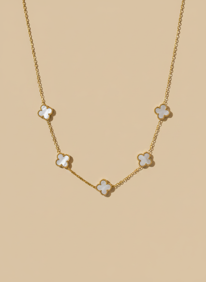 Quintet Clover Necklace