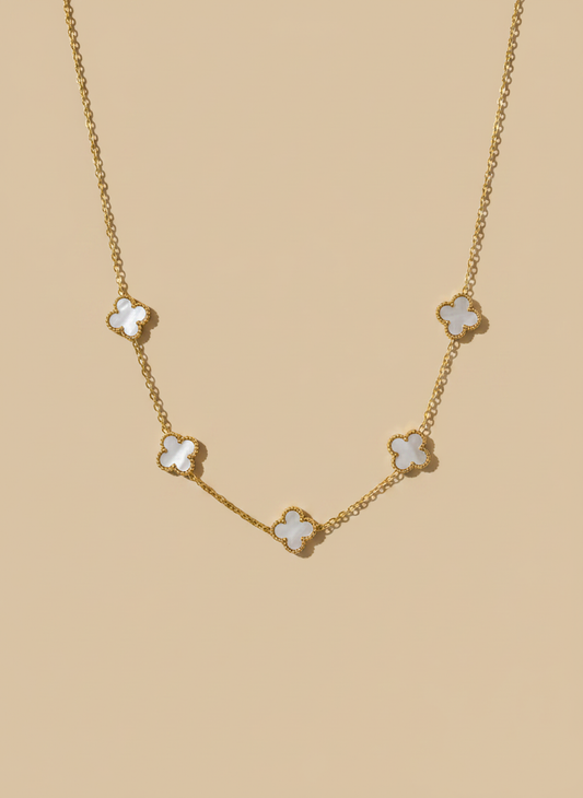 Quintet Clover Necklace