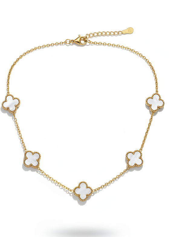 Quintet Clover Necklace