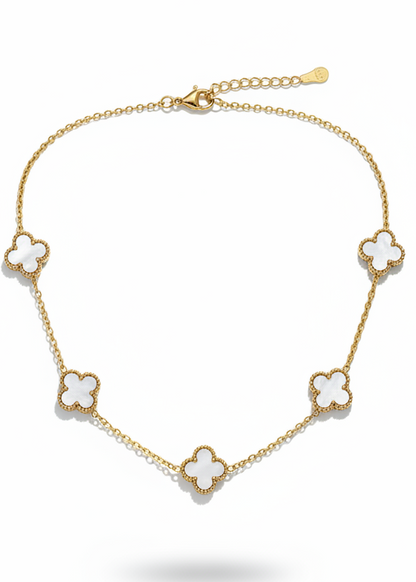 Quintet Clover Necklace