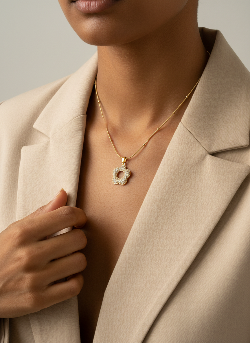 Aura Flower Necklace