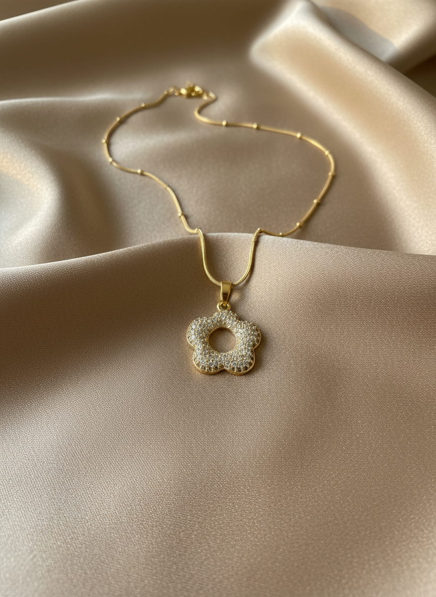 Aura Flower Necklace