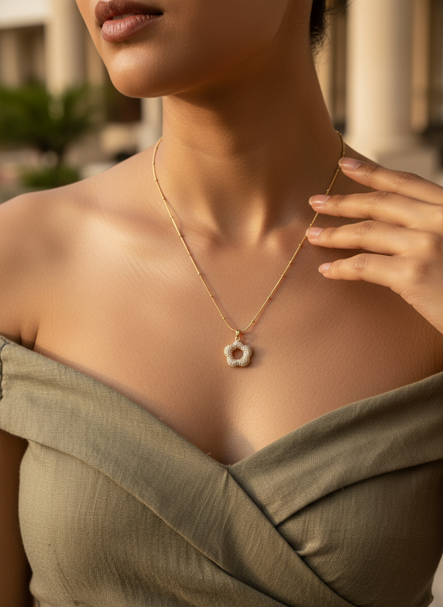 Aura Flower Necklace
