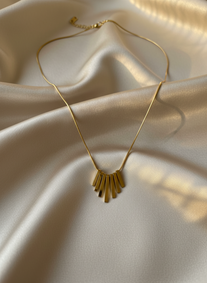 Zenith Fringe Necklace