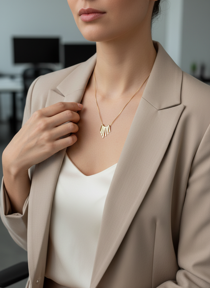 Zenith Fringe Necklace