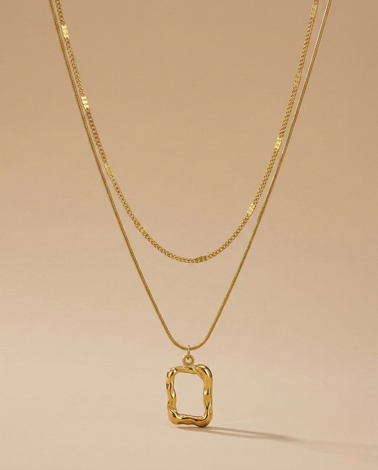Aurelle Forma Twin Necklace