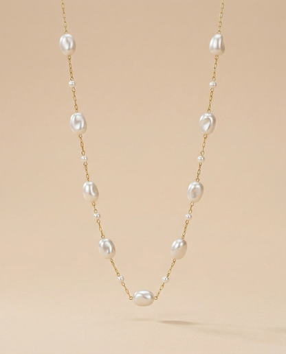 Elysian Pearl Chain Necklace