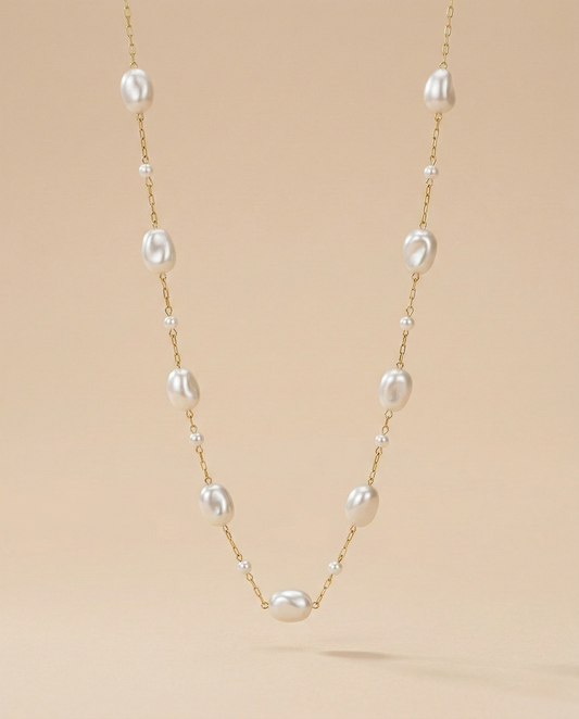 Elysian Pearl Chain Necklace