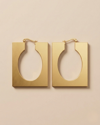 Sculptura Void Frame Earrings