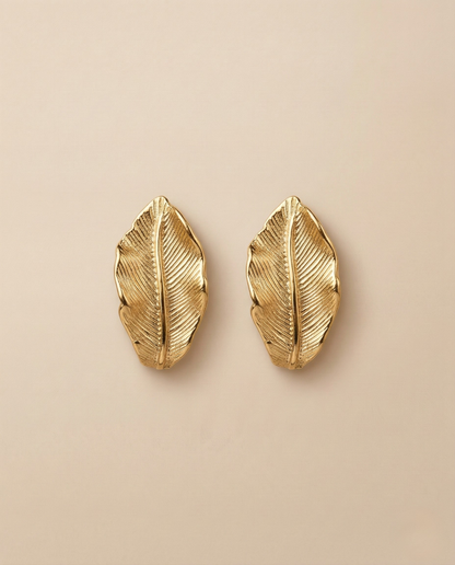 Botanica Verde Leaf Earrings